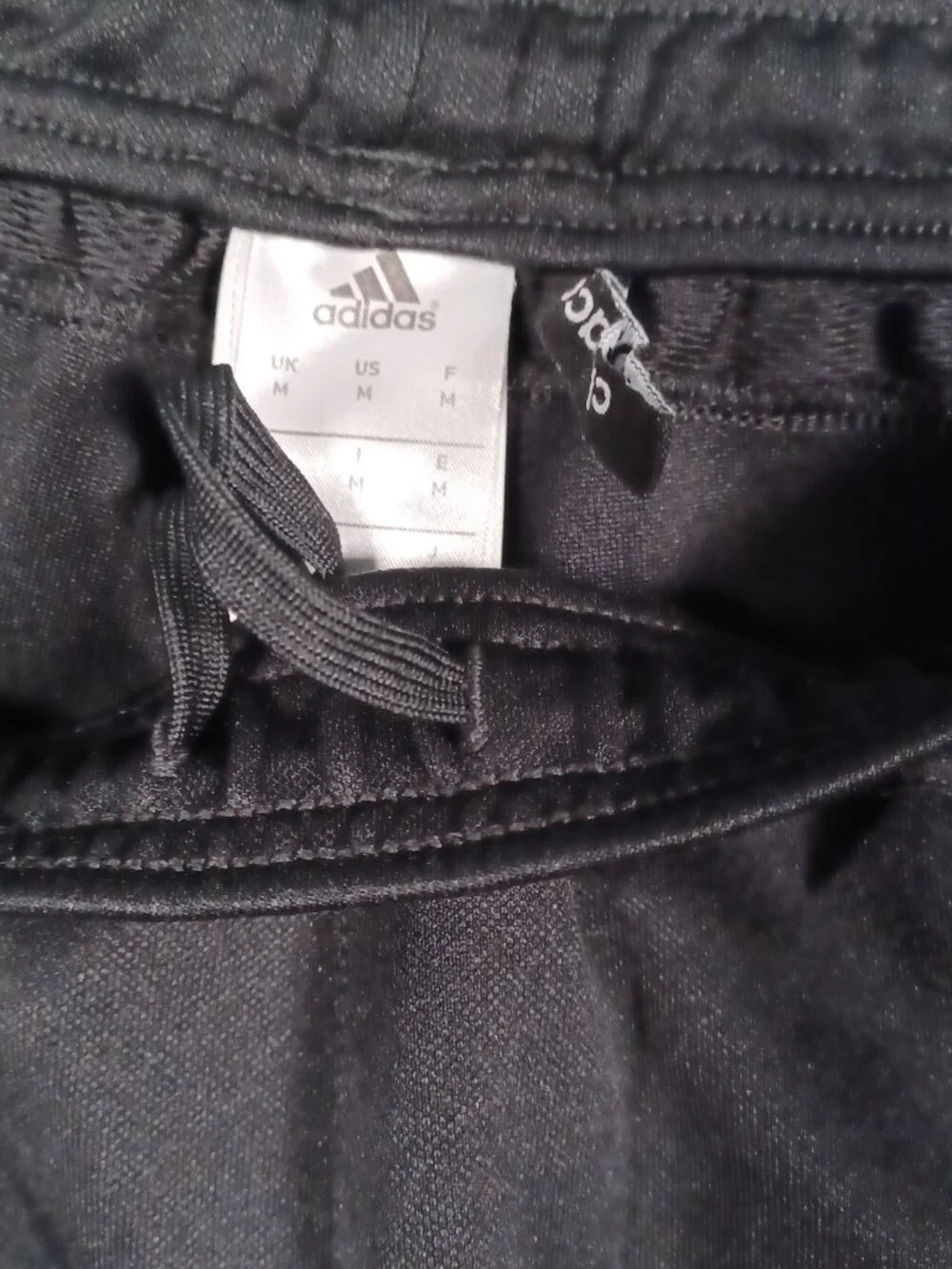 Adidas Climacool Men's Size Medium Track Jogger Pants Black Zippered Legs